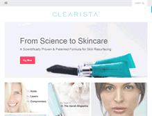 Tablet Screenshot of clearista.com